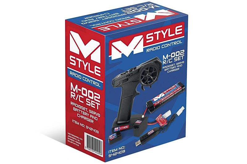 Mstyle - Radioset, Servo, Battery and Charger