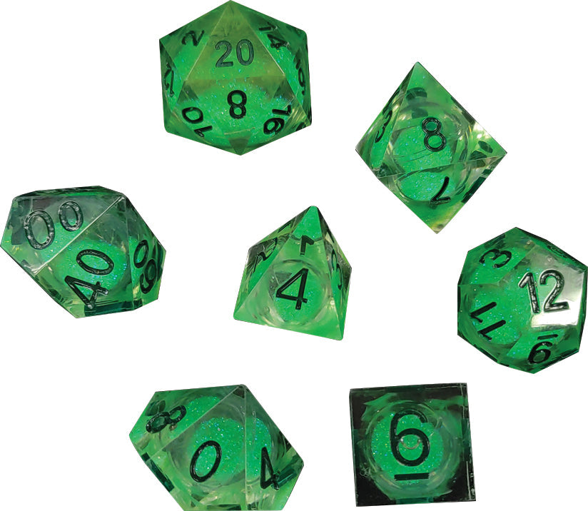 Teenage Mutant Ninja Turtles RPG: Mutagen Green Dice Set Main image