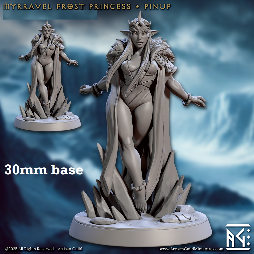 Myrravel, Frost Princess (Female Elf Noble Pinup) Main image