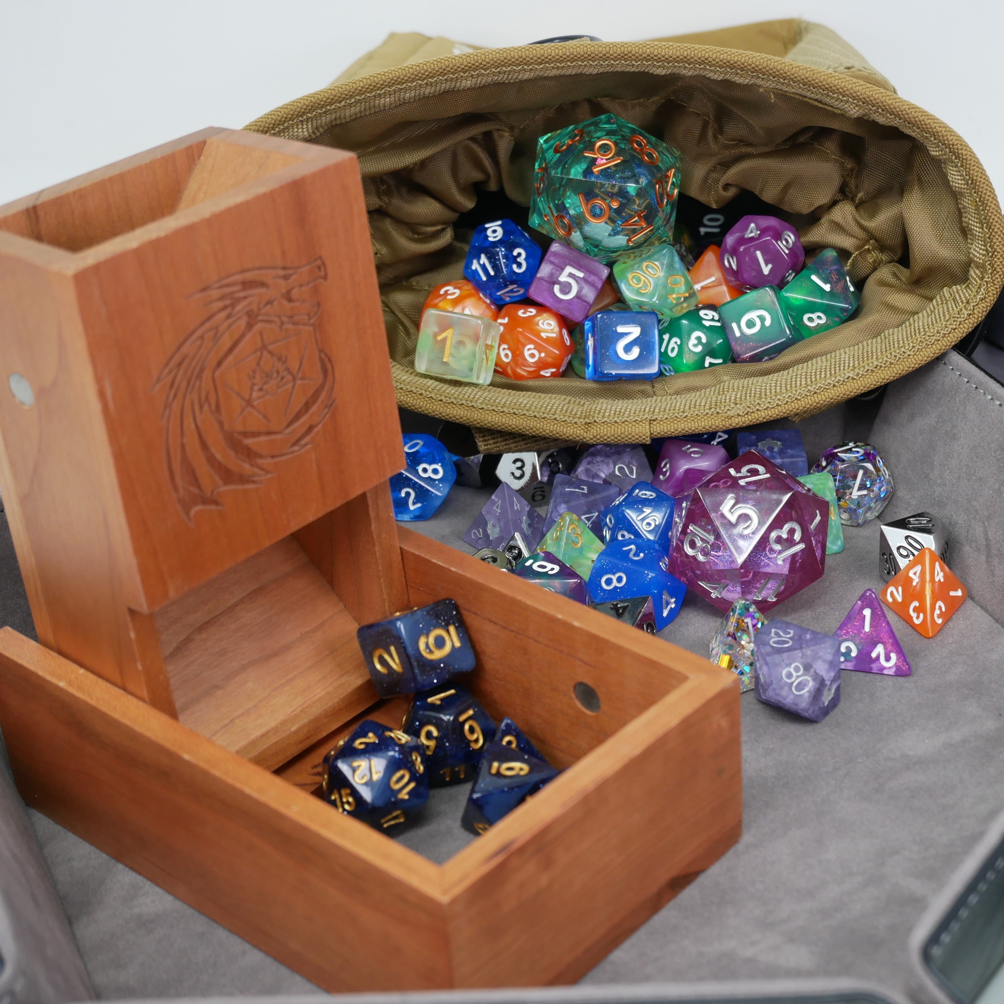 Mystery Hoard - 10 Dice Set Bundle + 1 RPG Accessory Main image