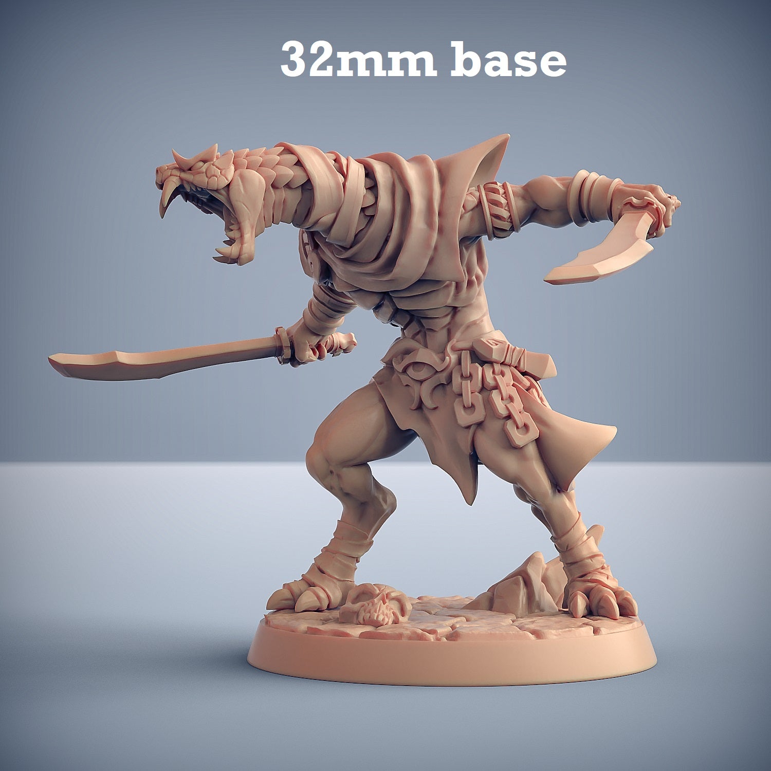 Nagarot Thrall: Sculpt A (Male Yuan-ti Warrior) Main image