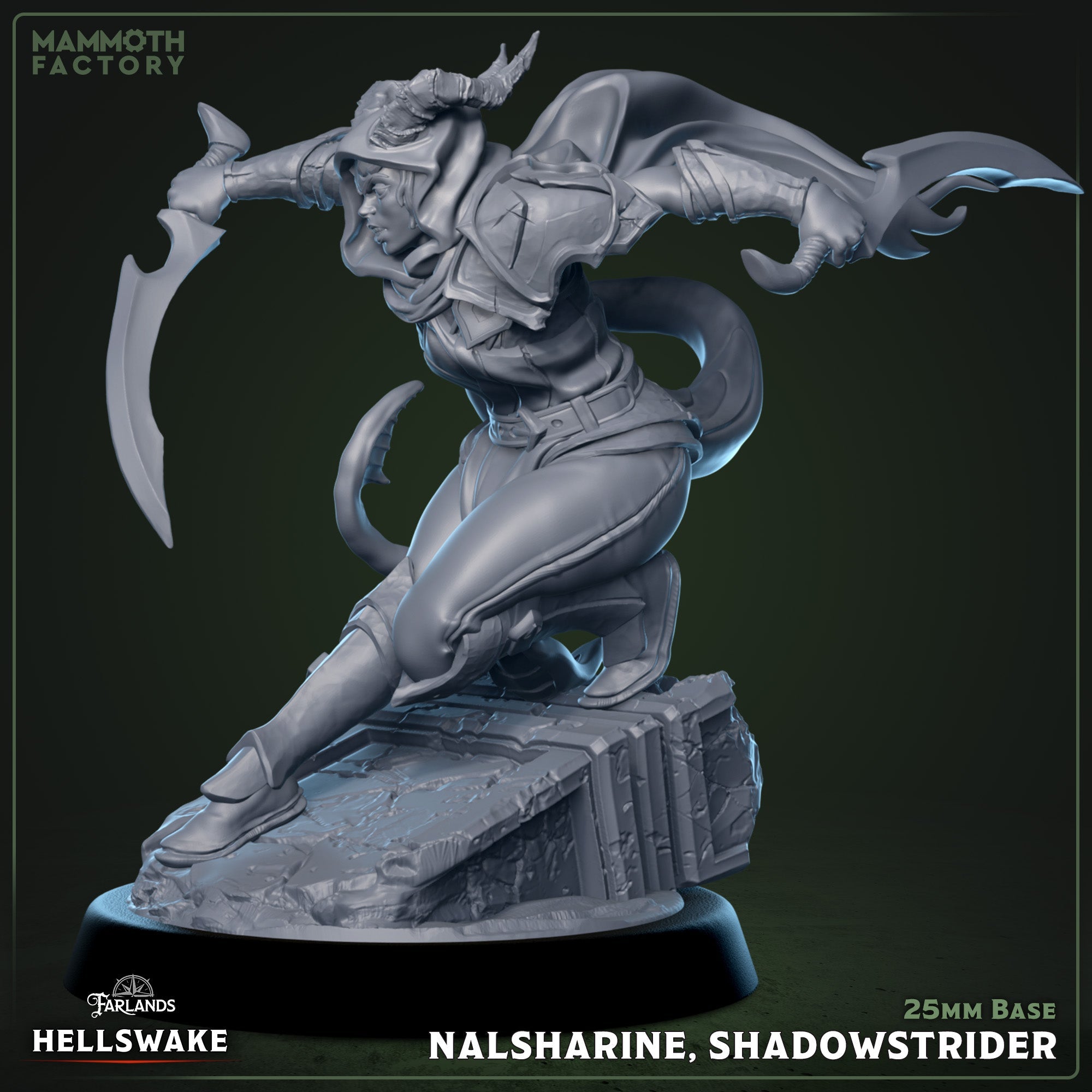 Nalsharine, Shadowstrider (Female Tiefling Assassin) Main image