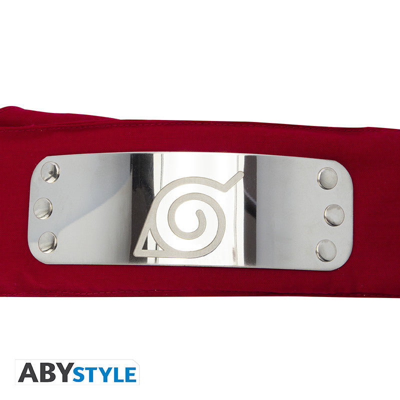 NARUTO SHIPPUDEN Headband Red Konoha Adult size Secondary image