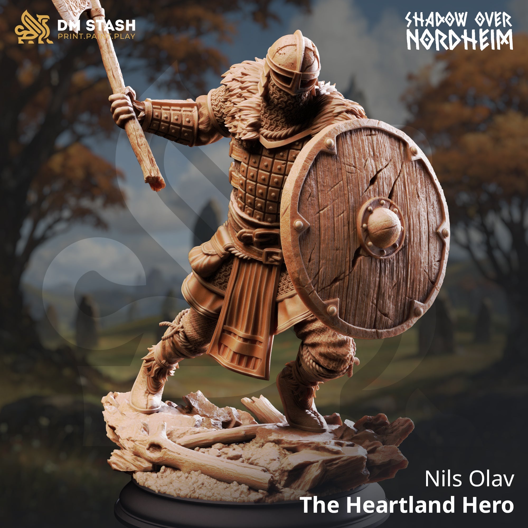 Nils Olav, the Heartland Hero (Male Human Barbarian) Main image