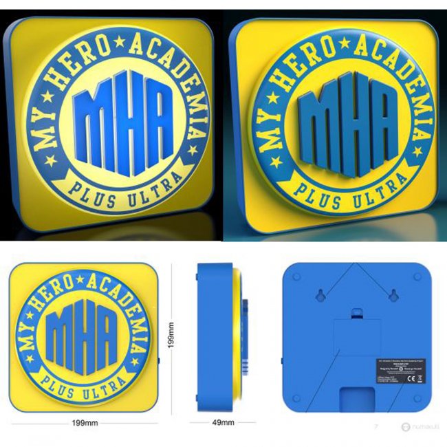 My Hero Academia - 3D Desk/Wall Lamp - Collectors World Toys