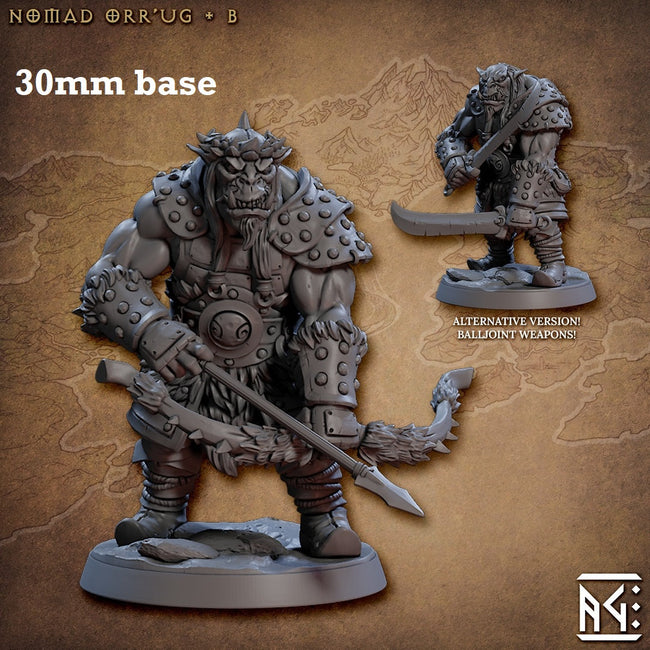 Nomad Orr'ug: Sculpt B (Male Orc Ranger) - Collectors World Toys Hover Image