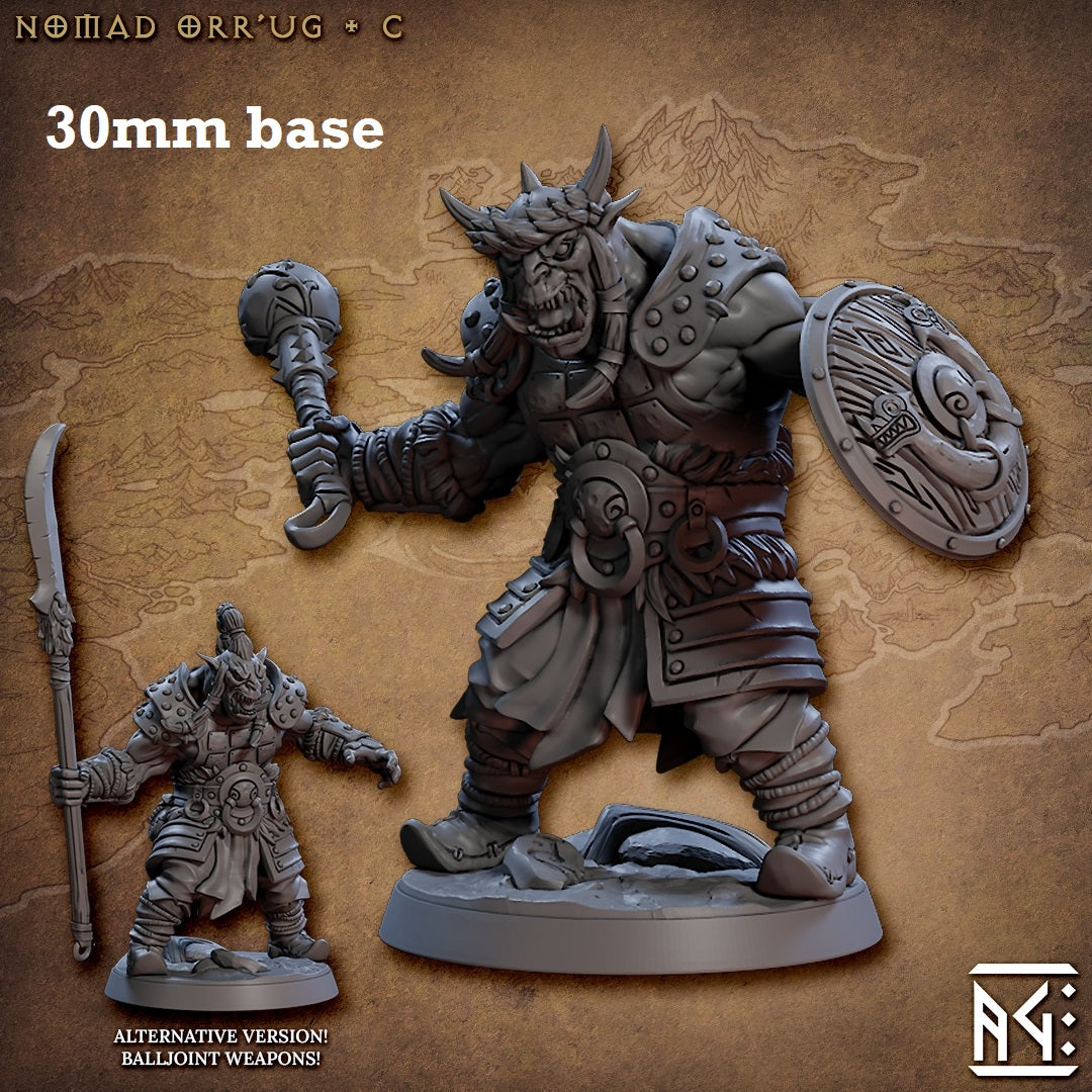 Nomad Orr'ug: Sculpt C (Male Orc Barbarian) Main image