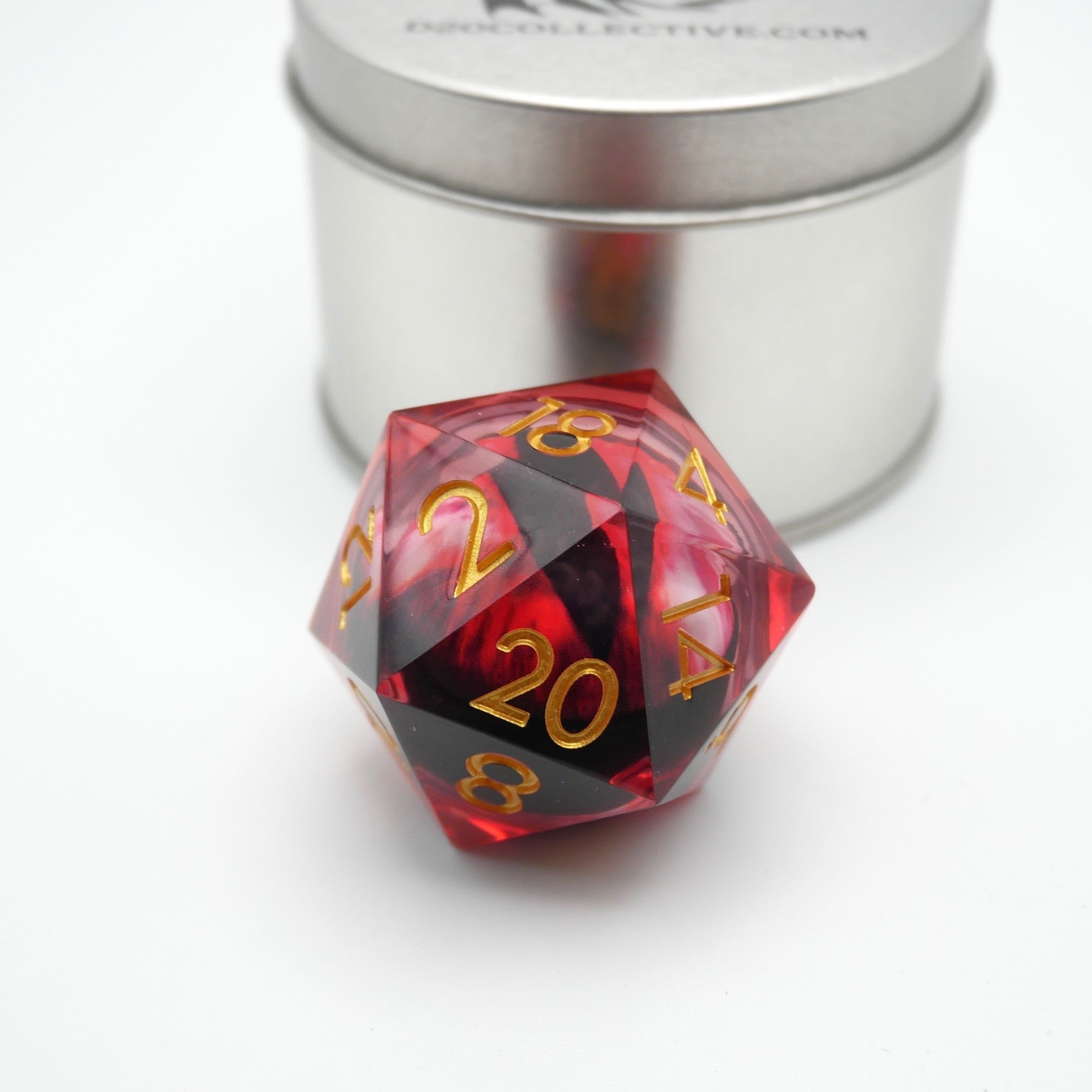 Nosferatu's Eye - Giant D20 Moving Eye DnD Dice | Acrylic RPG Gaming Dice - Collectors World Toys