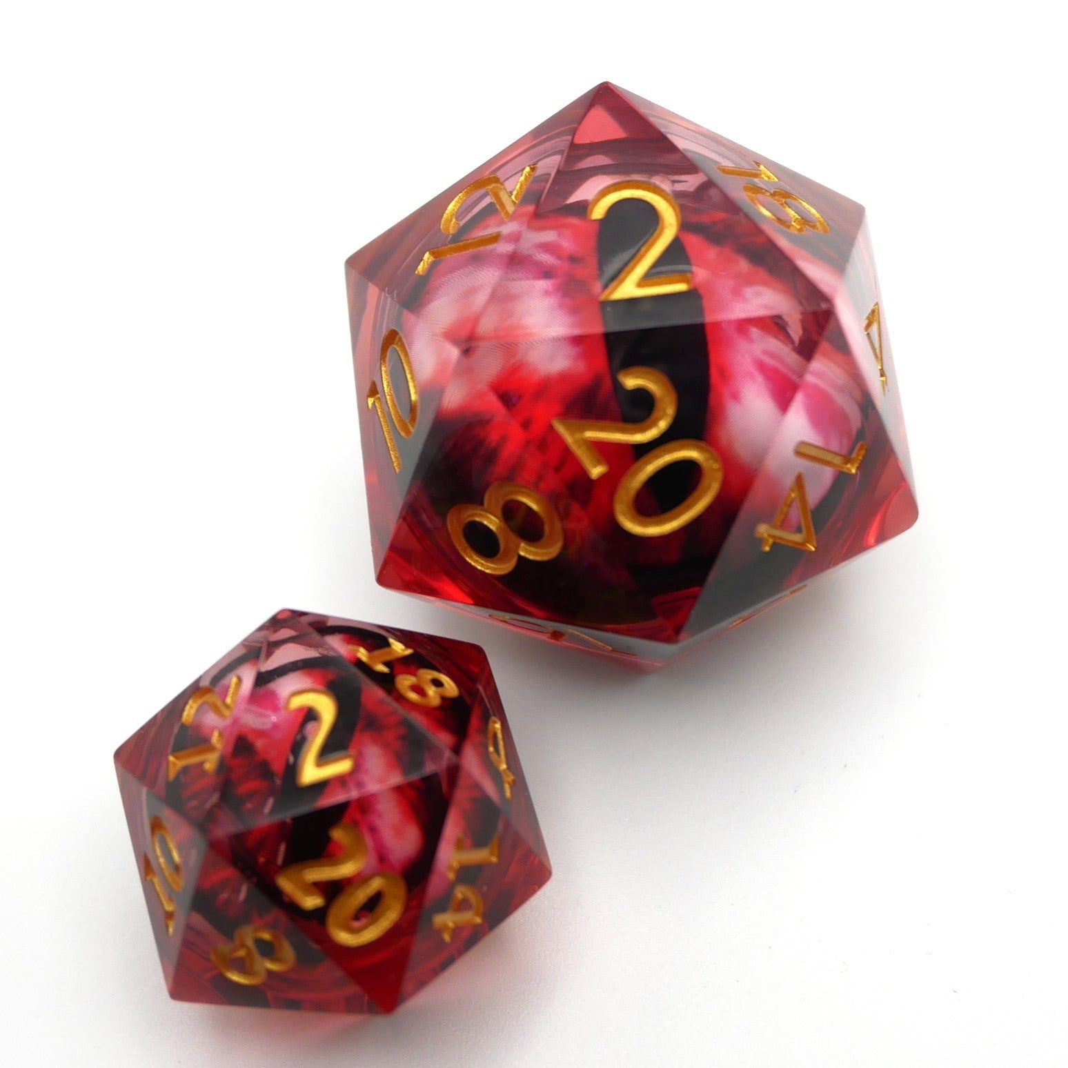 Nosferatu's Eye - Giant D20 Moving Eye DnD Dice | Acrylic RPG Gaming Dice - Collectors World Toys