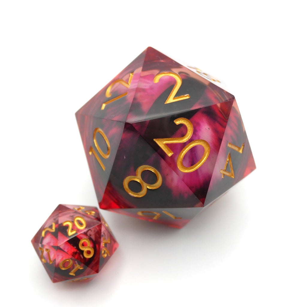 Nosferatu's Eye - Giant D20 Moving Eye DnD Dice | Acrylic RPG Gaming Dice - Collectors World Toys