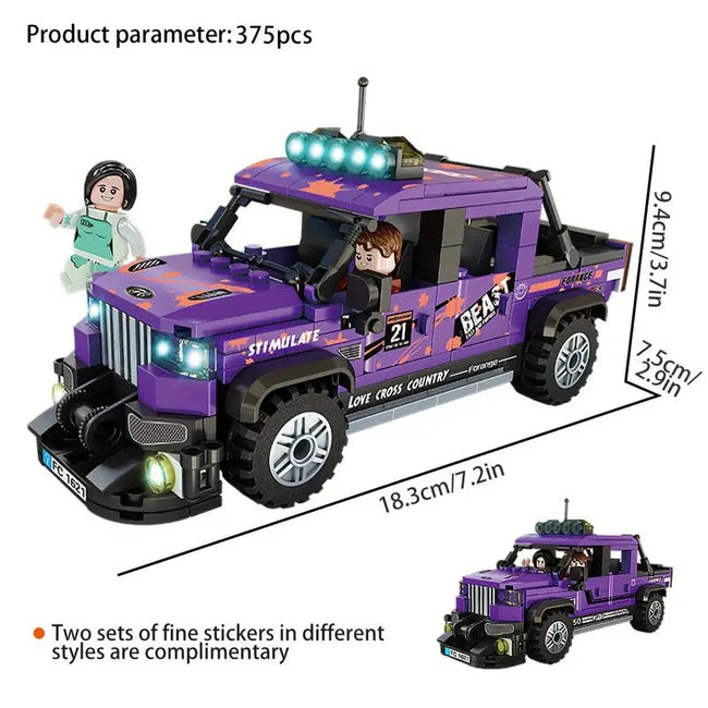 Off road building block set - Collectors World Toys Hover Image