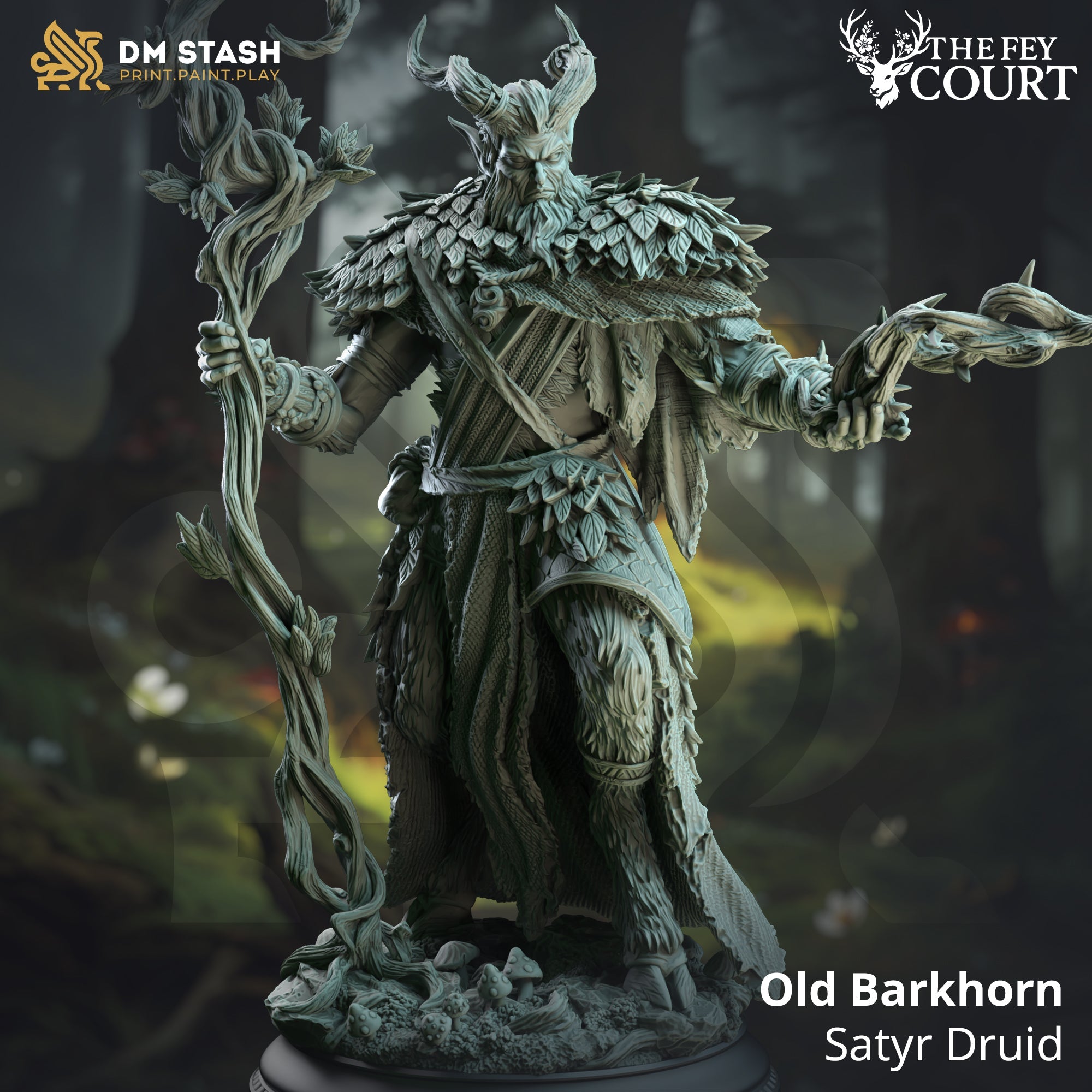 Old Barkhorn (Male Satyr Druid) Main image