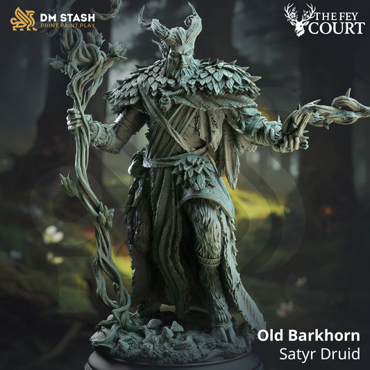 Old Barkhorn (Male Satyr Druid)