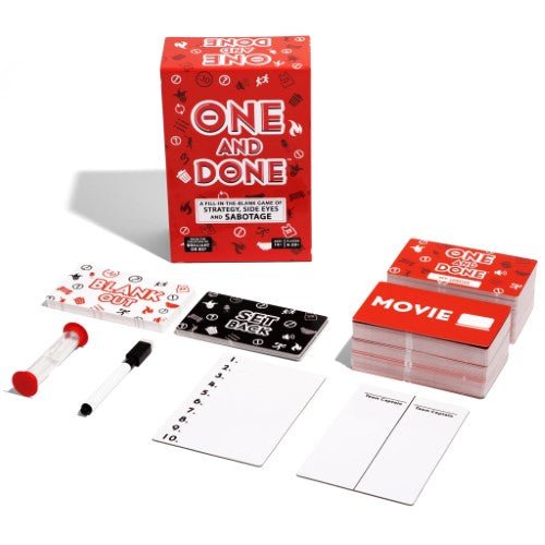 One And Done Word Guessing Party Game - Collectors World Toys