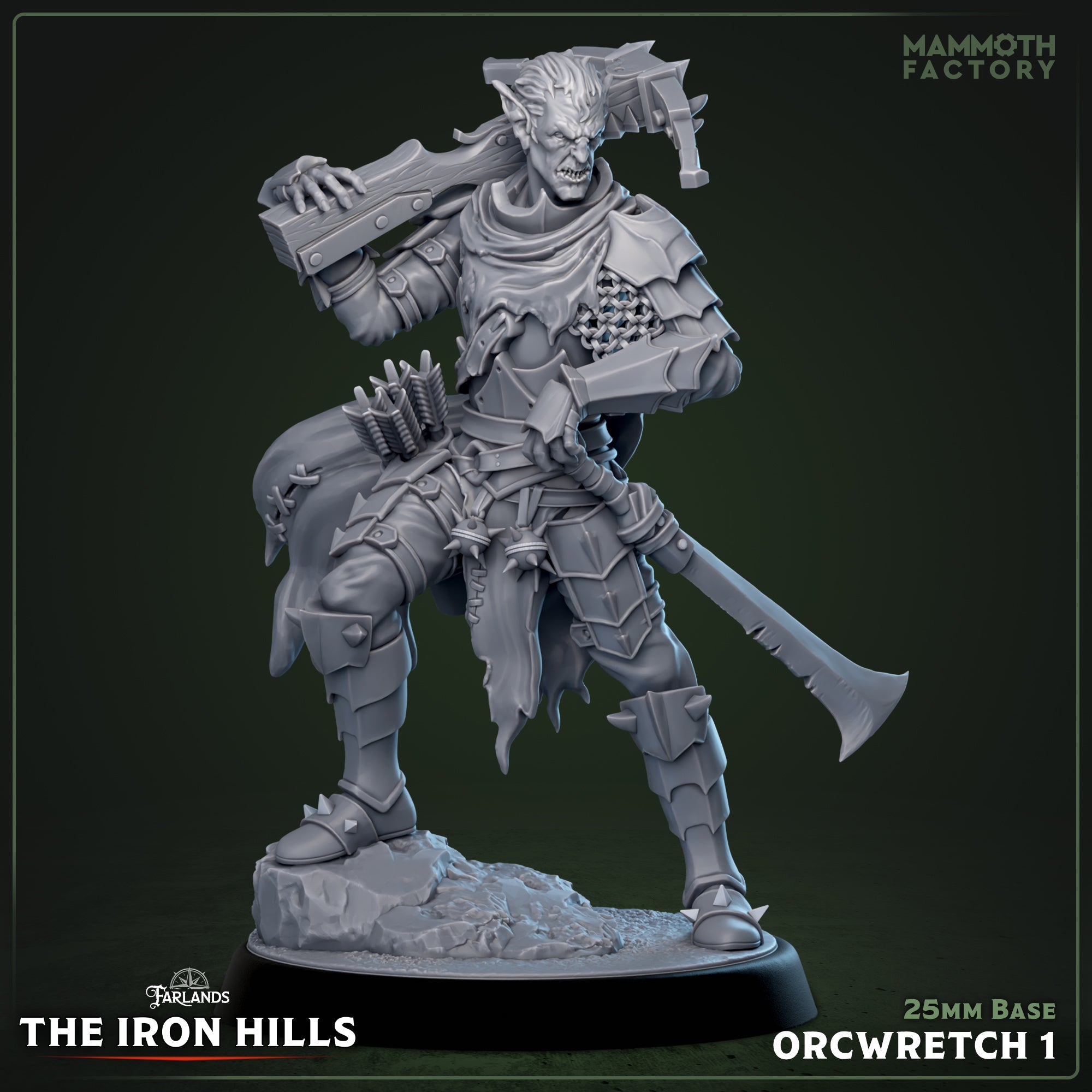 Orcwretch: Sculpt 1 (Male Orc Arbalist) Main image
