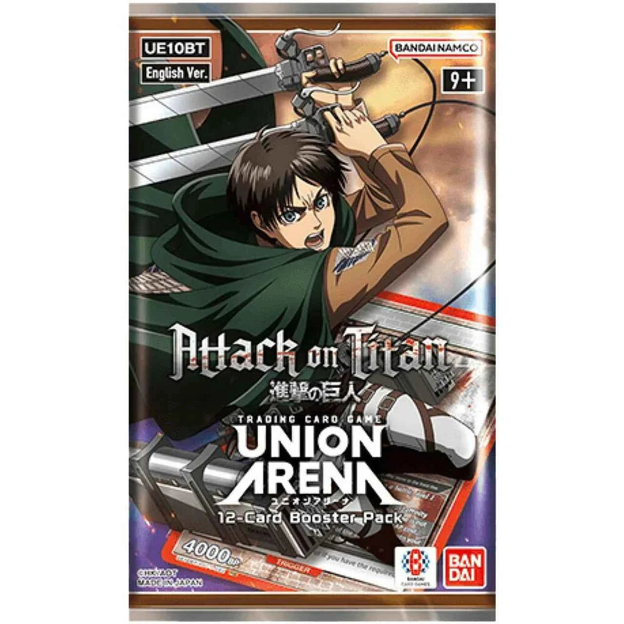 Attack on Titan [UE10BT] Union Arena Booster Pack (1 Booster Pack)