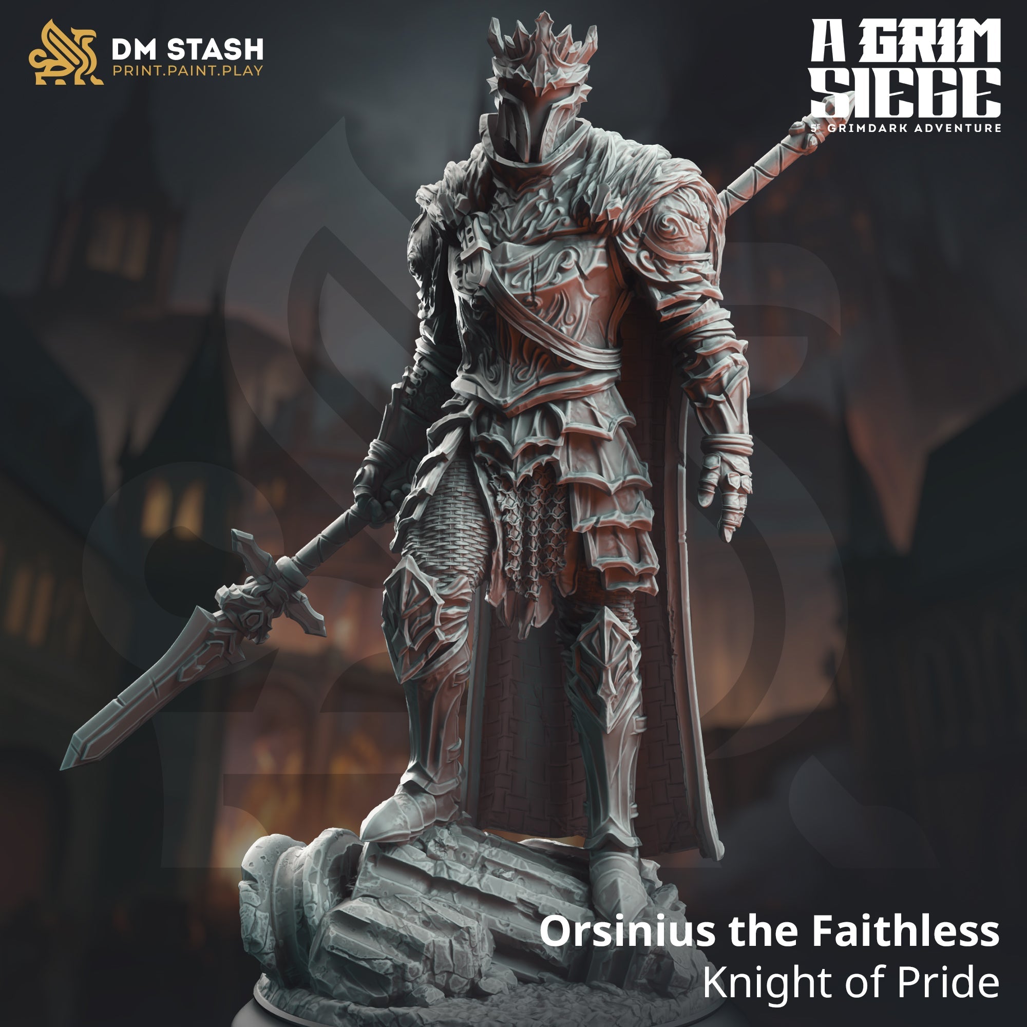 Orsinius the Faithless, Knight of Pride (Male Human Dark Paladin) Main image