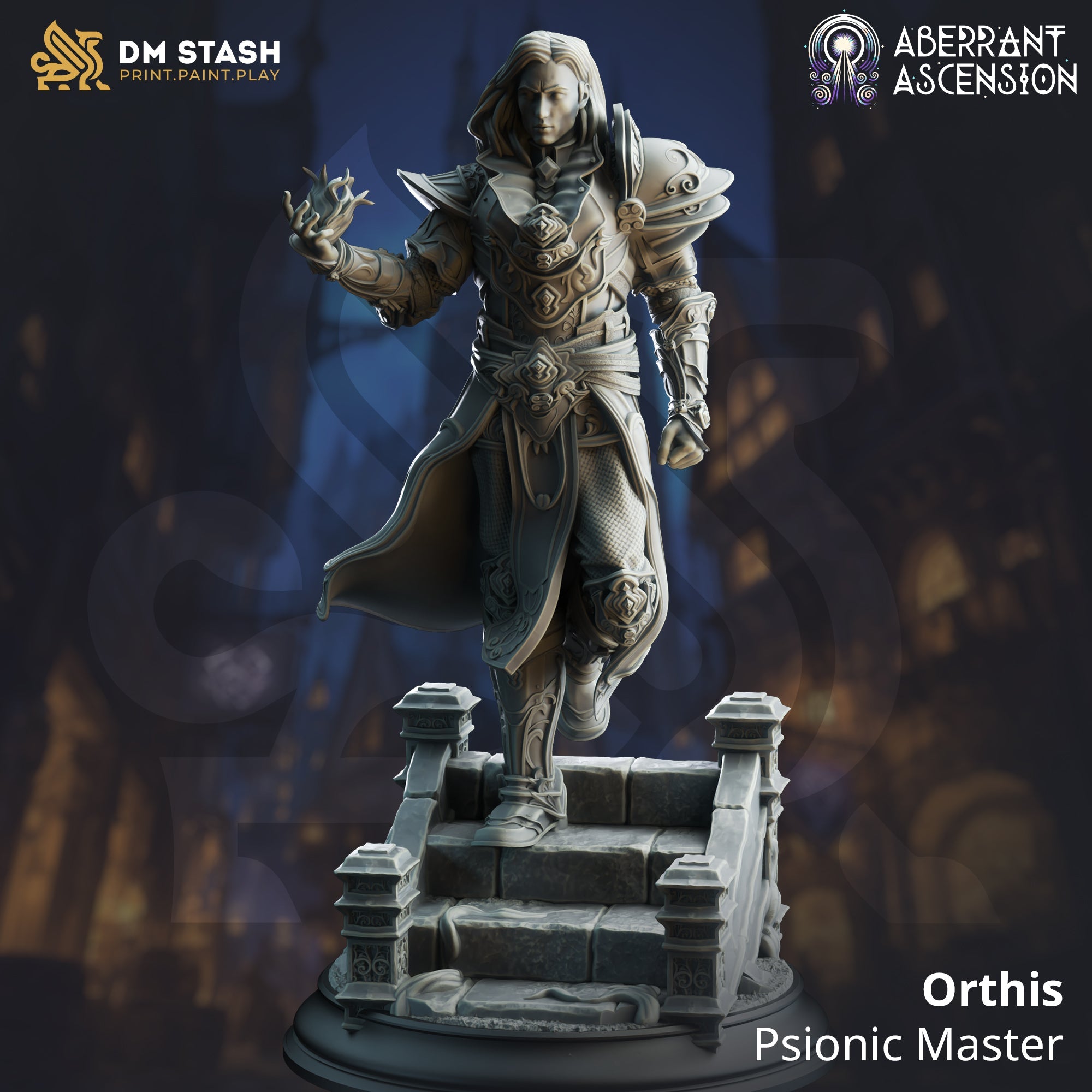 Orthis, Psionic Master (Male Human Wizard) Main image