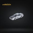 Inno64 Nissan Silvia S13 (V1) Pandem Rocket Bunny in Silver 1:64