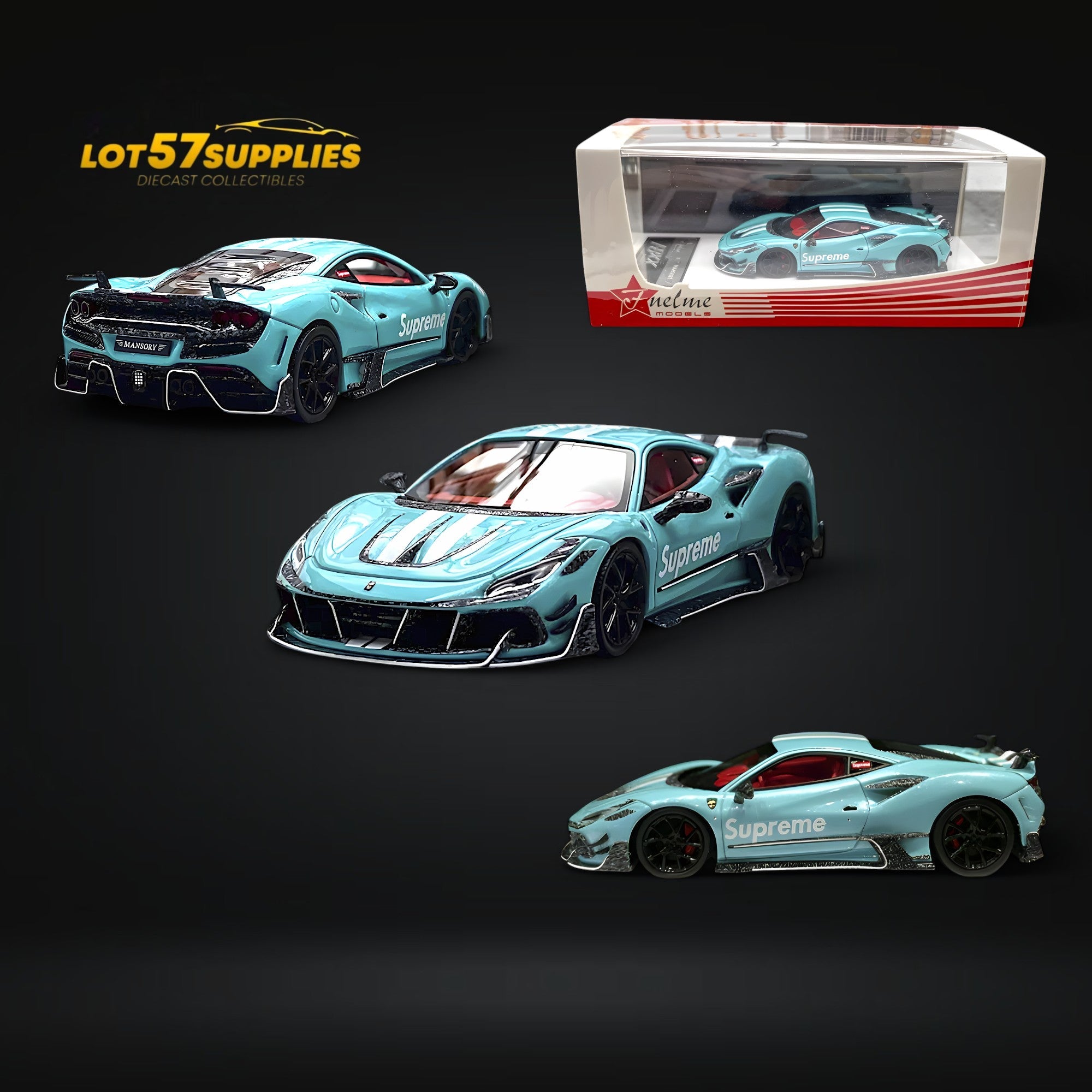 FuelMe Mansory F8XX Blue SUPRME 1:64 Resin Limited to 199 Pcs Main image