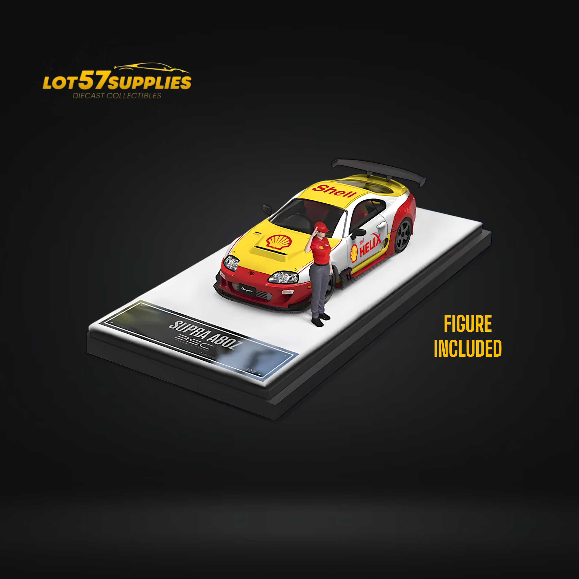 BSC Toyota Supra A80Z Shell Livery Figure Version 1:64 Main image