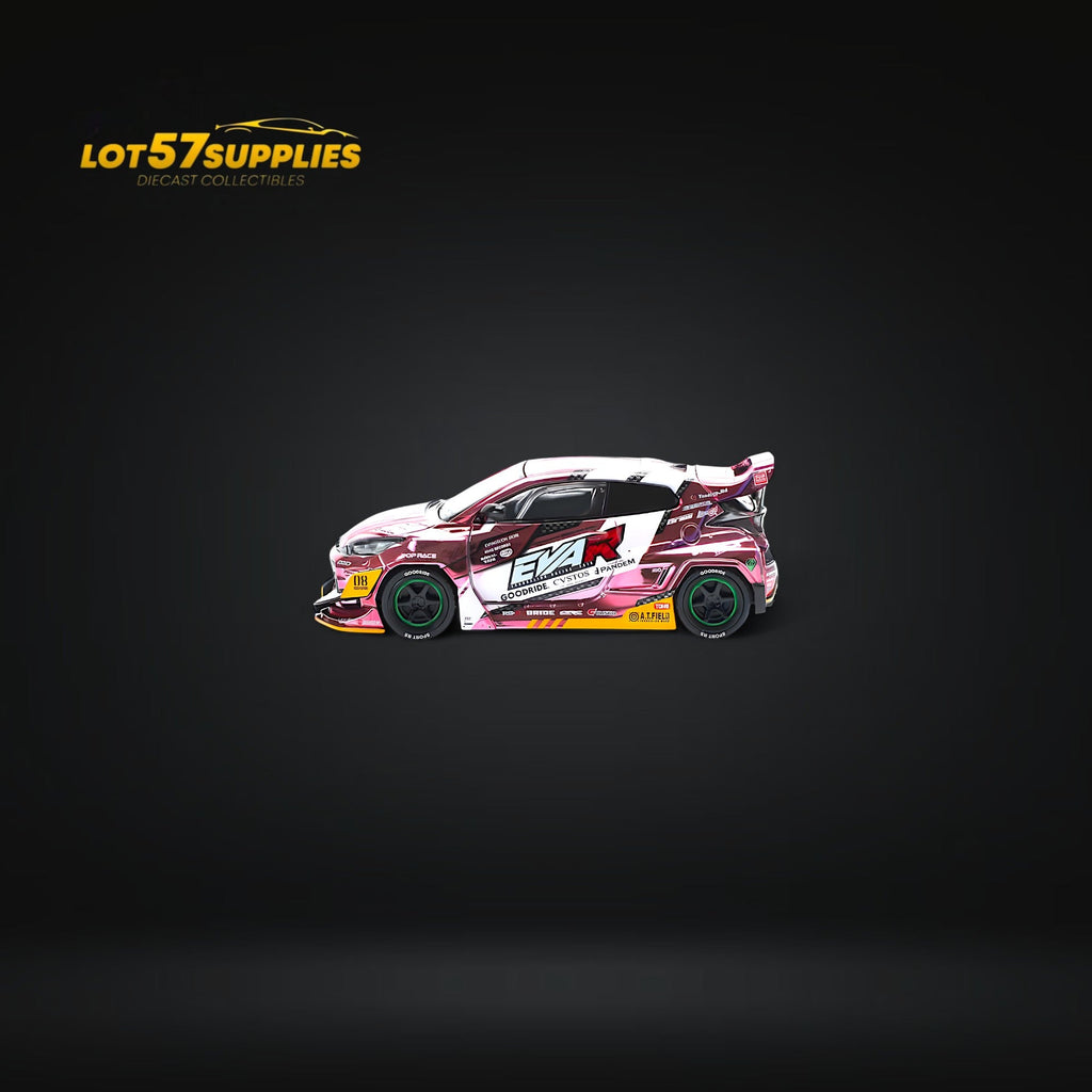 (Pre-Order) PopRace Toyota GR YARIS - Pink EVA RT PRODUCTION MODEL CUSTOM TYPE-08 GOODRIDE 1:64 PR640220