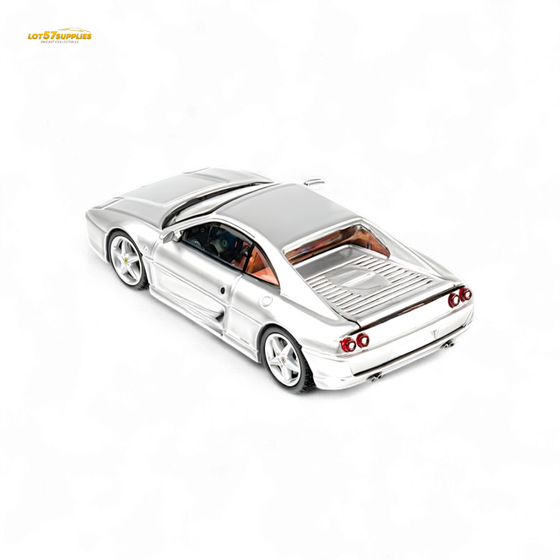 TPC F355 challenge Diecast Model in Silver 1:64