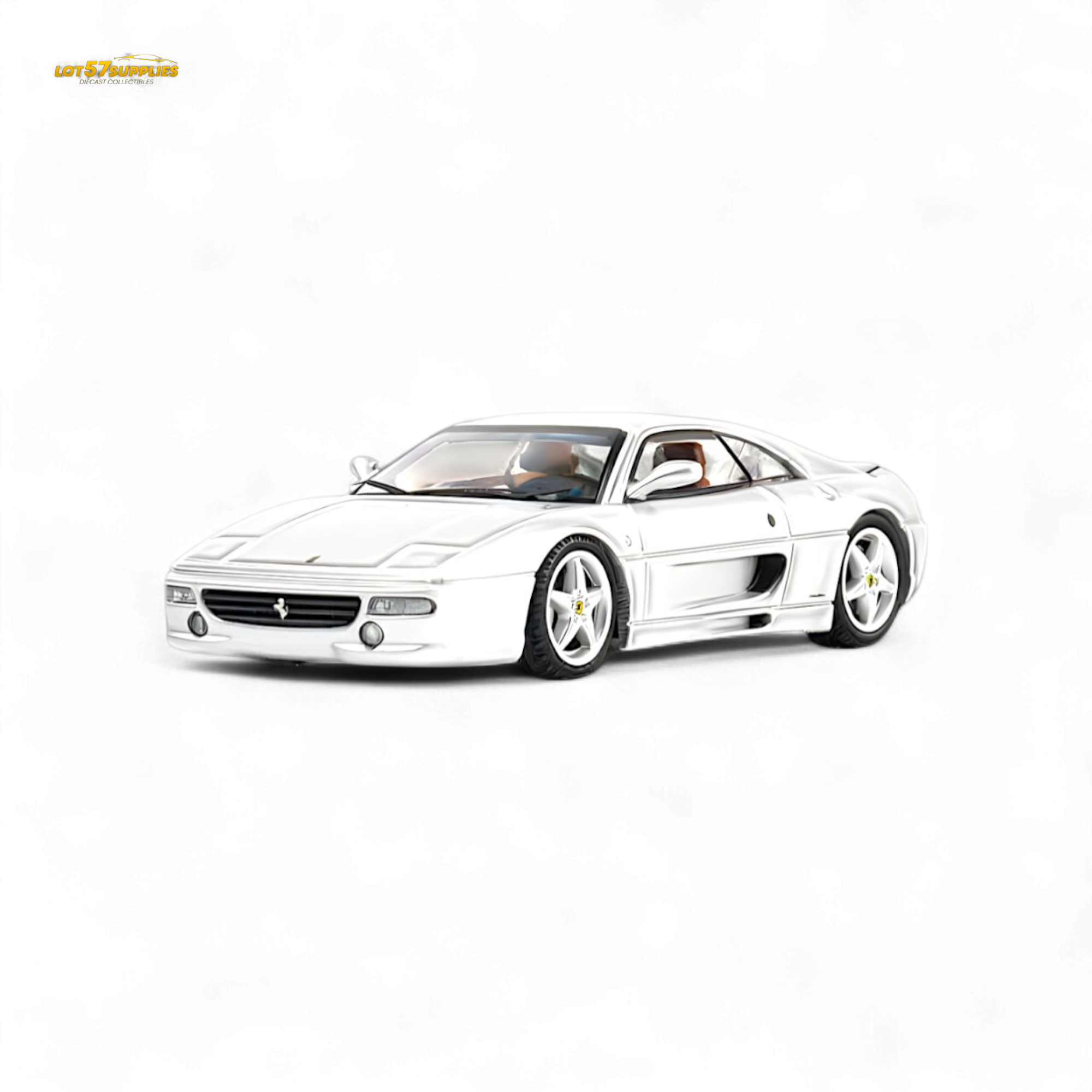 TPC F355 challenge Diecast Model in Silver 1:64 Main image