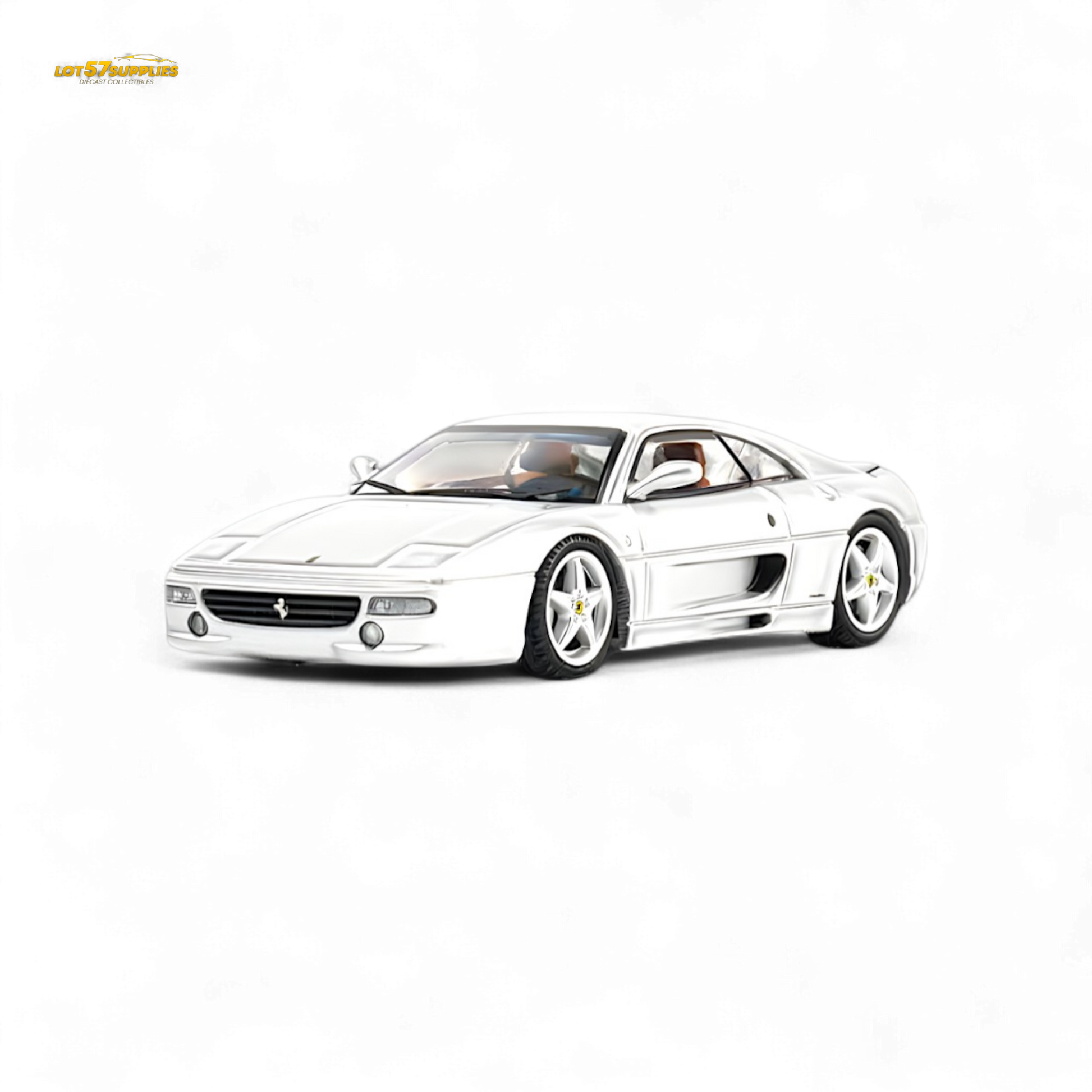 TPC F355 challenge Diecast Model in Silver 1:64
