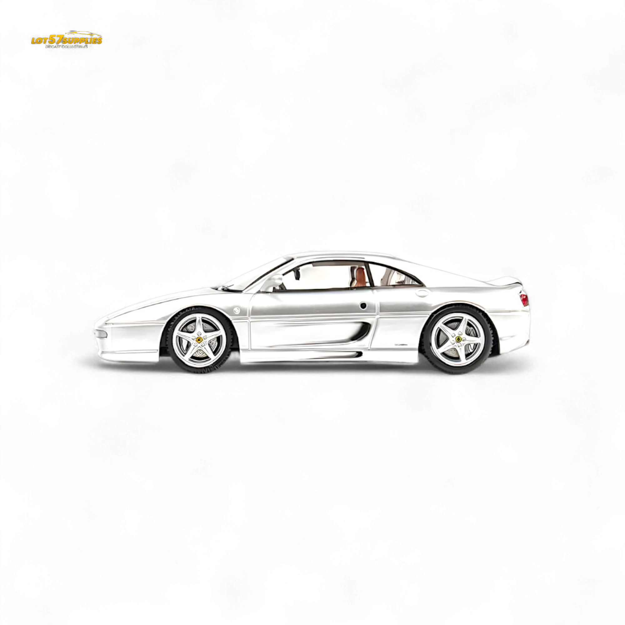 TPC F355 challenge Diecast Model in Silver 1:64 - Collectors World Toys