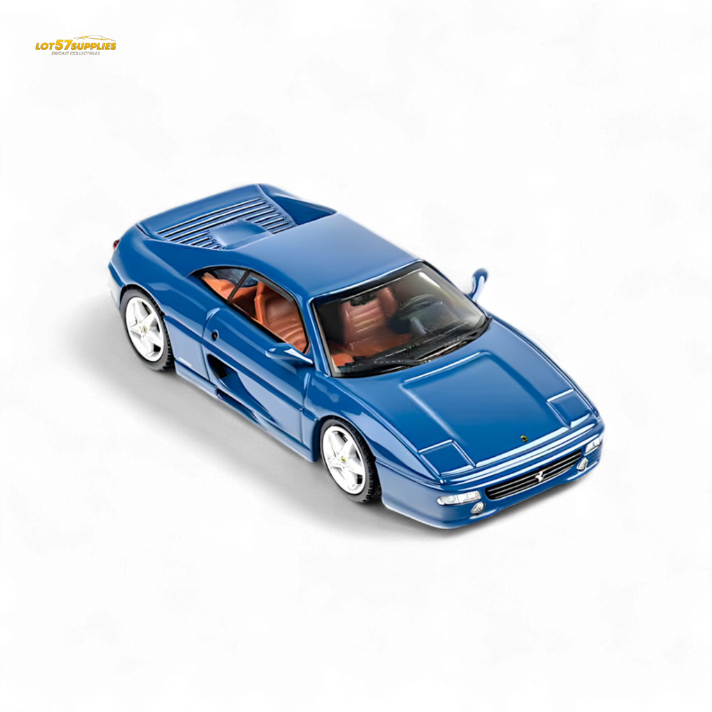 TPC F355 challenge Diecast Model in Naval Blue 1:64 - Collectors World Toys