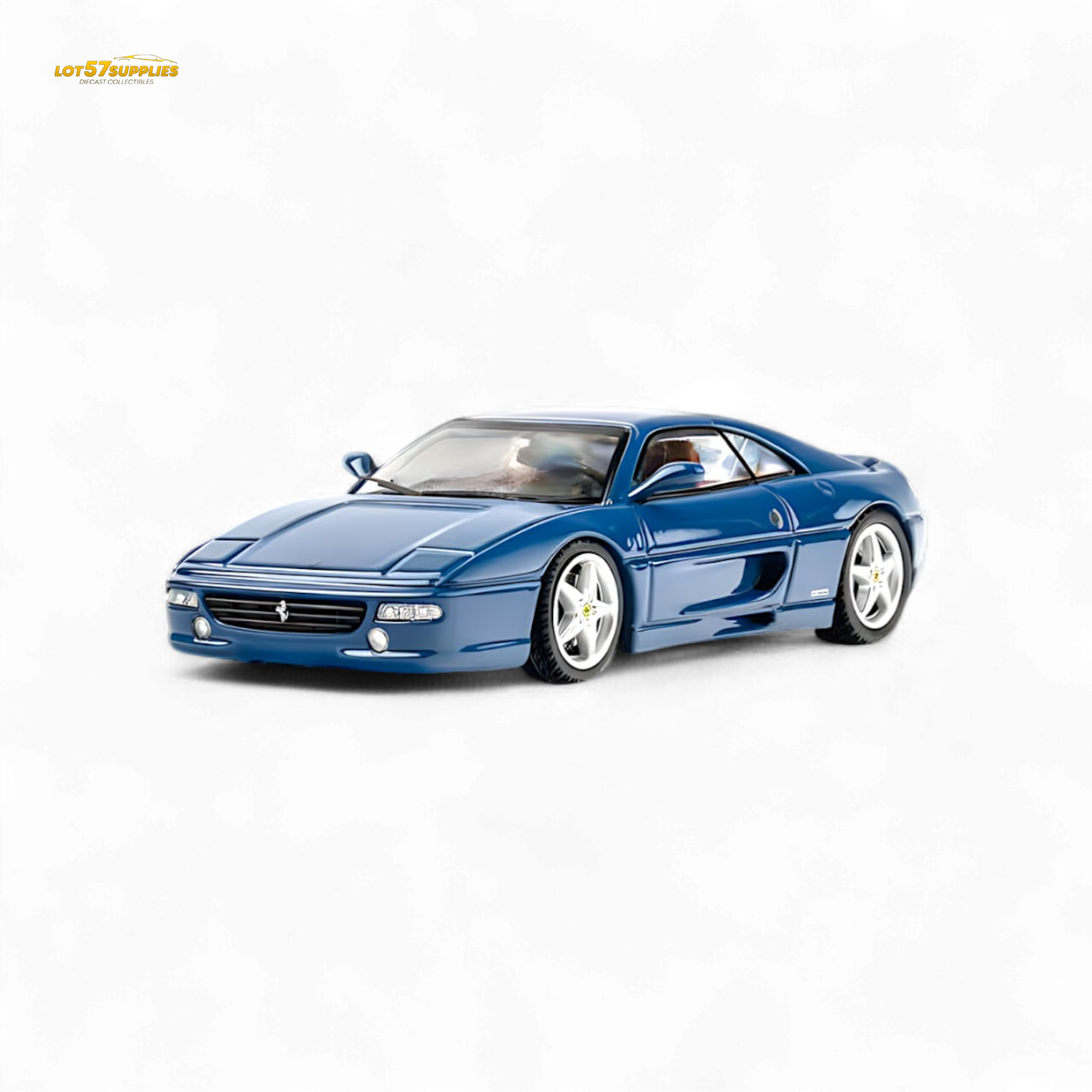 TPC F355 challenge Diecast Model in Naval Blue 1:64 - Collectors World Toys