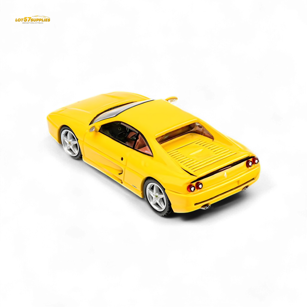 TPC F355 challenge Diecast Model in Modena Yellow 1:64 - Collectors World Toys