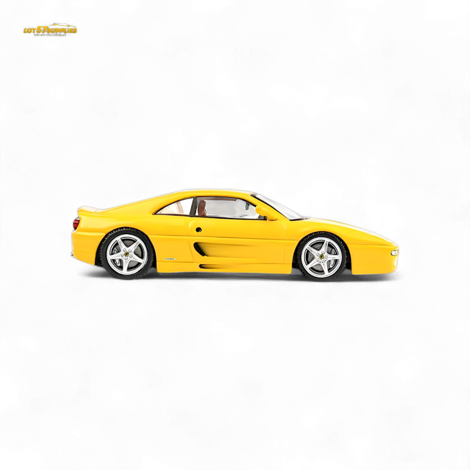 TPC F355 challenge Diecast Model in Modena Yellow 1:64 - Collectors World Toys