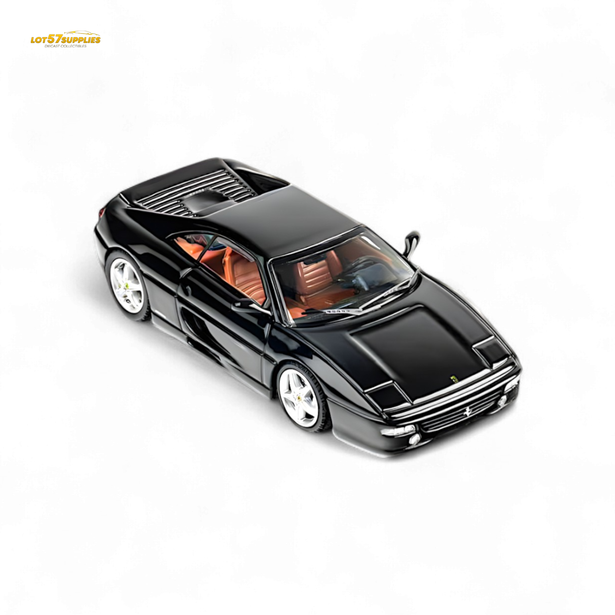 TPC F355 challenge Diecast Model in Black 1:64 - Collectors World Toys