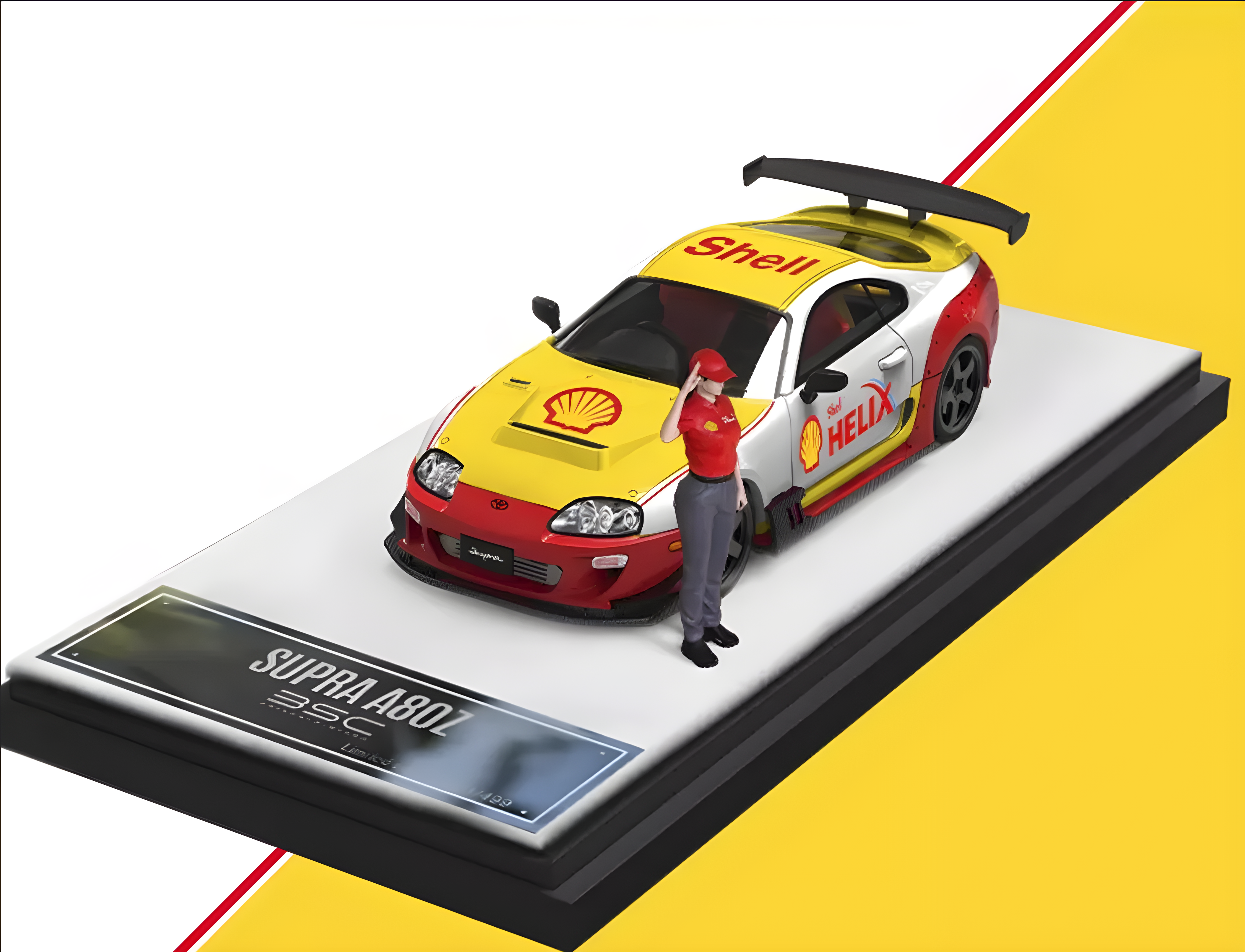 BSC Toyota Supra A80Z Shell Livery Figure Version 1:64 Secondary image