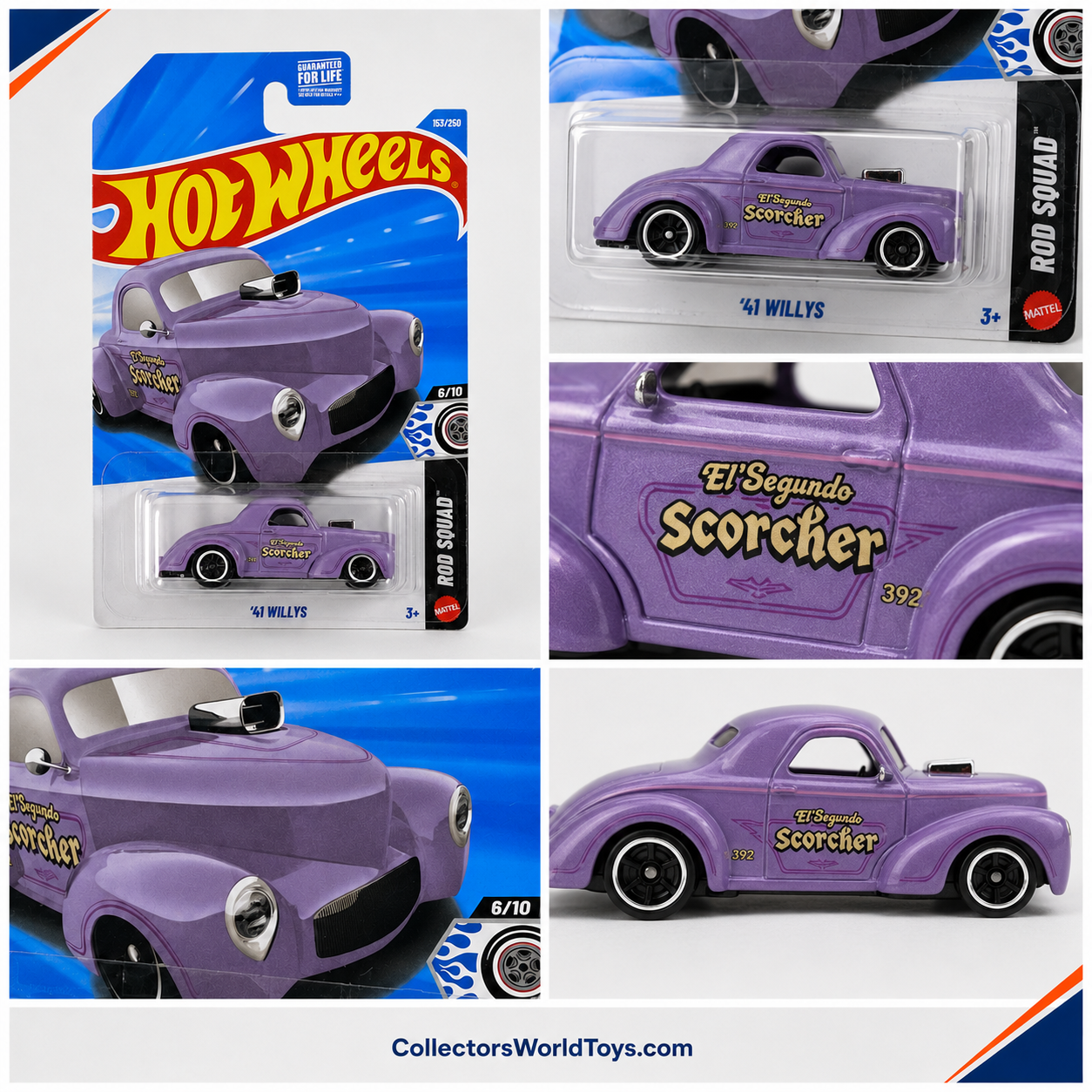 Hot Wheels '41 Willys | Rod Squad Series 6/10 - 153/250 Secondary image