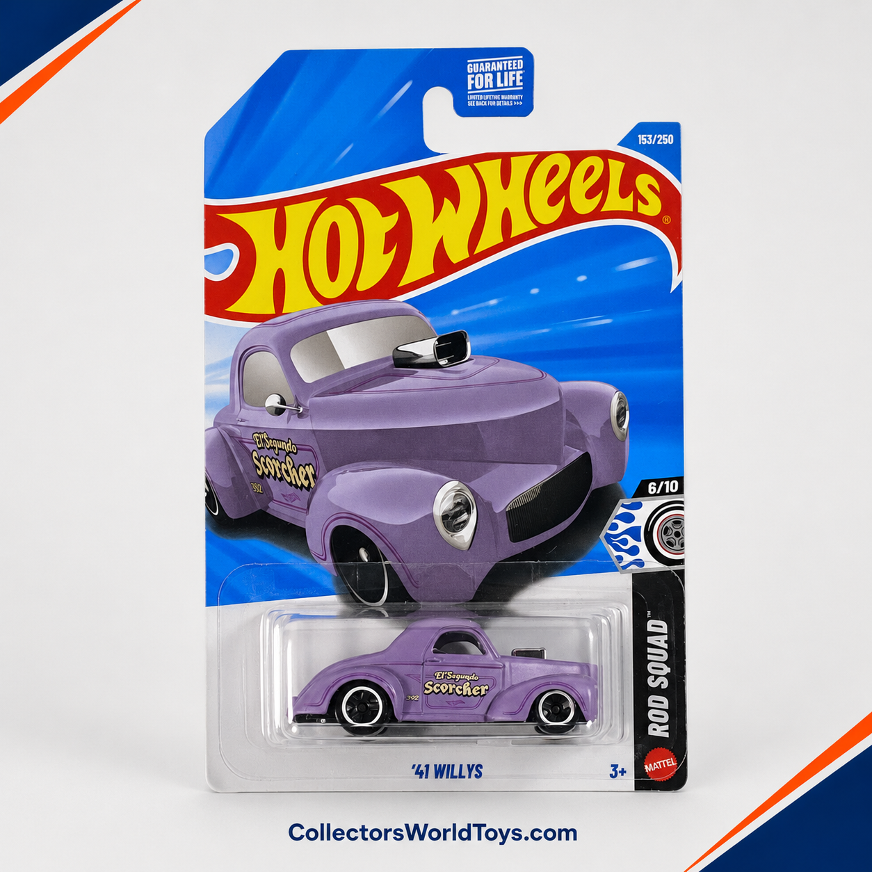 Hot Wheels '41 Willys | Rod Squad Series 6/10 - 153/250 Main image