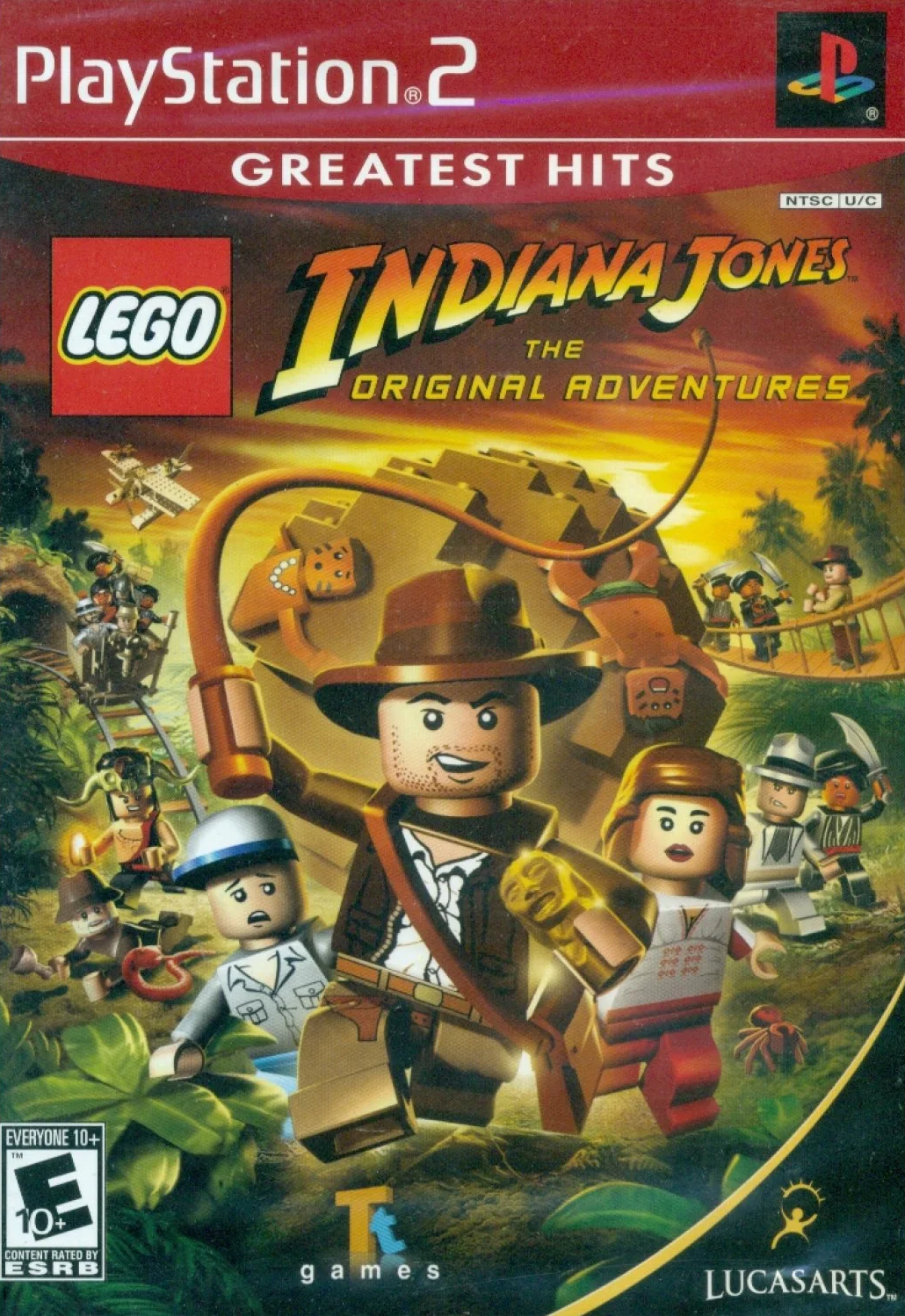 LEGO Indiana Jones The Original Adventures (Greatest Hits) (Playstation 2) Main image