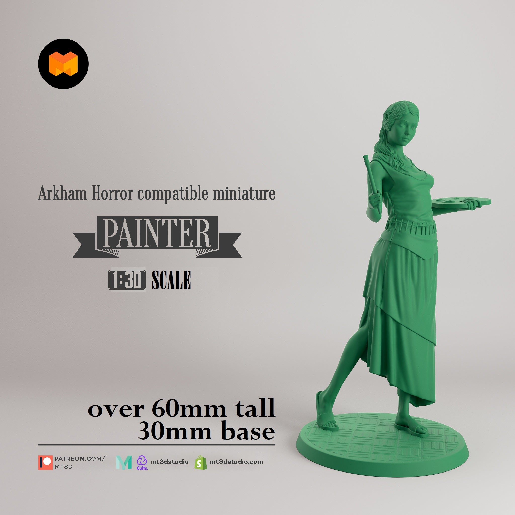 Arkham Compatible Investigator: The Painter (Sefina Rousseau) Main image
