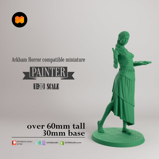 Arkham Compatible Investigator: The Painter (Sefina Rousseau)