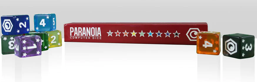 Paranoia: Computer Dice - Collectors World Toys