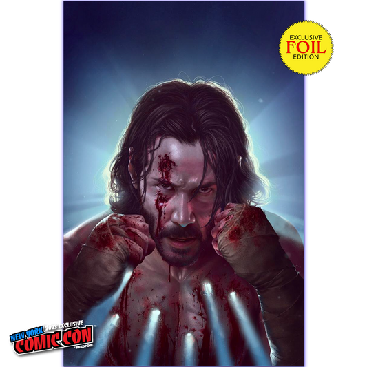 [FOIL] BRZRKR PEN & INK #1 (MR) RAZZAH (616) EXCLUSIVE NYCC FOIL VIRGIN VAR (10/25/2023) - Collectors World Toys