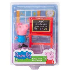 Peppa Pig Friends and Fun Mini-Figure - School Time with George - Collectors World Toys