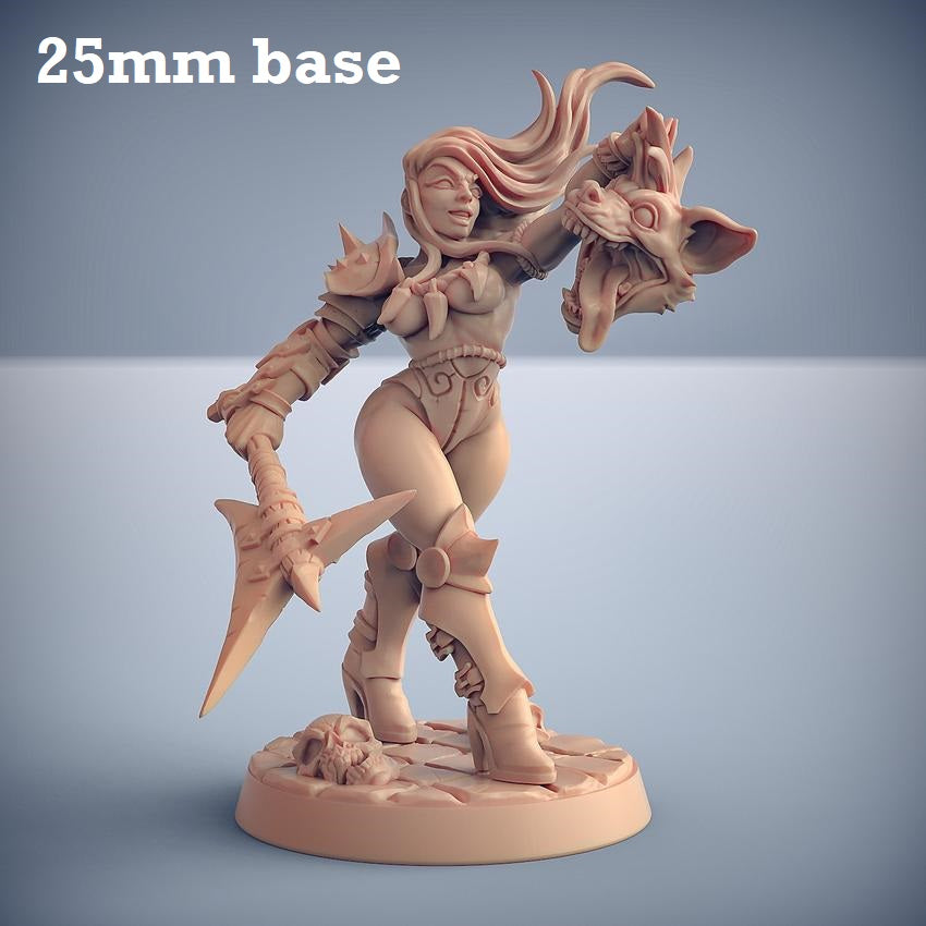 Perris Gnollslayer (Female Human Barbarian) Main image