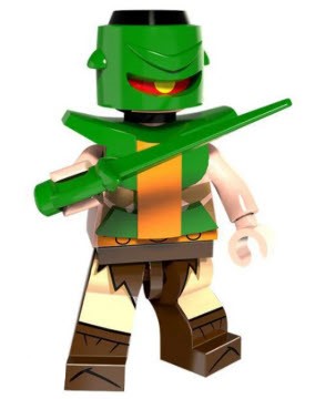 Tri-Klops Custom Minifig – Evil Warrior - Collectors World Toys Hover Image