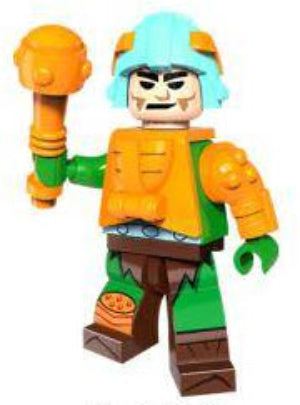 Man-At-Arms (Duncan) Custom Minifig – Masters of the Universe Hero Main image