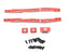 Aluminum Upper Deck Set, Red, for MST RMX 2.5