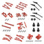 Aluminum Upgrade Conversion Kit, Red, for Arrma Mojave