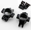 Aluminum HD Rear Hub Set, Black, for Kyosho Fazer / Mad